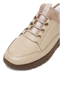 Rieker Sneakersy N1357-60 Beżowy. Kolor: beżowy. Materiał: skóra #5