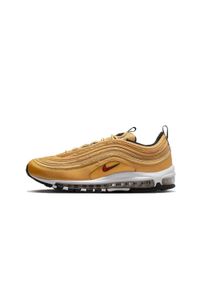 Nike - Buty do chodzenia dla dorosłych Air Max 97 Gold Bullet. Zapięcie: sznurówki. Kolor: żółty. Materiał: materiał, tkanina. Szerokość cholewki: normalna. Model: Nike Air Max. Sport: turystyka piesza #1