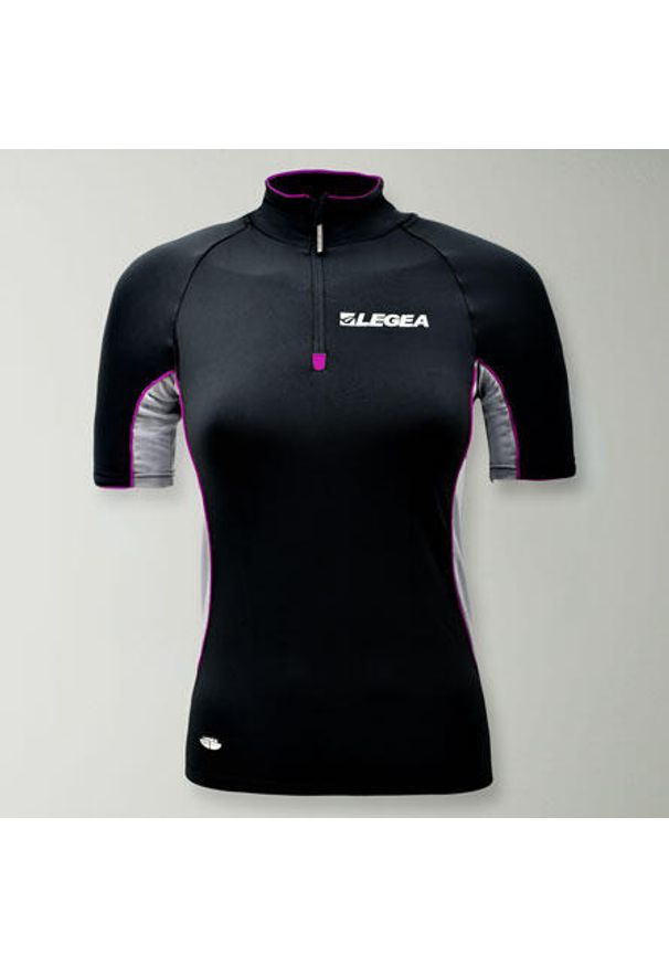 LEGEA - Koszulka treningowa BOSTON MC. Kolor: różowy, wielokolorowy, czarny. Materiał: materiał. Długość rękawa: krótki rękaw. Długość: krótkie. Wzór: nadruk. Sport: kolarstwo