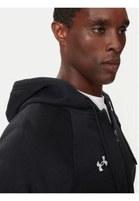 Under Armour Bluza Ua Rival Fleece 1379767 Czarny Loose Fit. Kolor: czarny. Materiał: bawełna #5