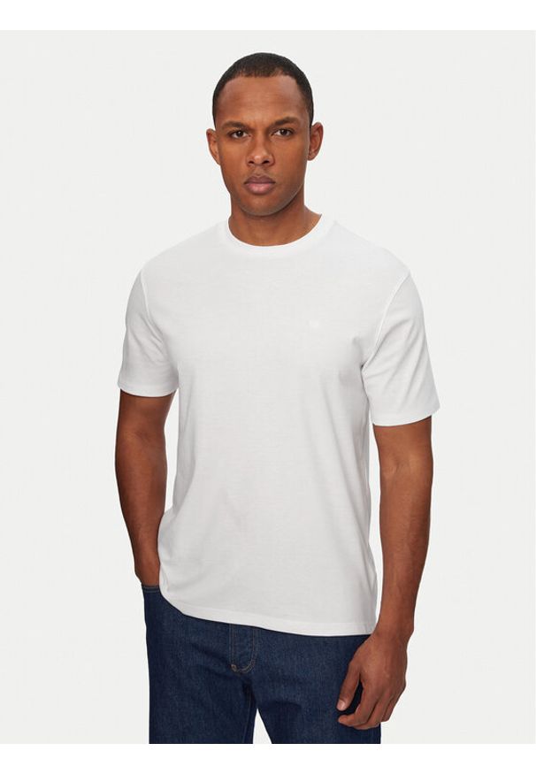 Calvin Klein Koszula LV04LB275G Biały Relaxed Fit. Kolor: biały. Materiał: bawełna