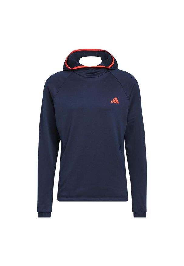Adidas - Bluza z kapturem COLD.RDY. Typ kołnierza: kaptur. Kolor: niebieski. Materiał: materiał. Sport: golf