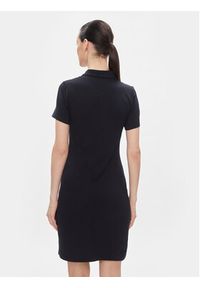 TOMMY HILFIGER - Tommy Hilfiger Sukienka codzienna 1985 Slim Pique Polo Dress Ss WW0WW42048 Granatowy Slim Fit. Okazja: na co dzień. Typ kołnierza: polo. Kolor: niebieski. Materiał: bawełna. Typ sukienki: proste. Styl: casual