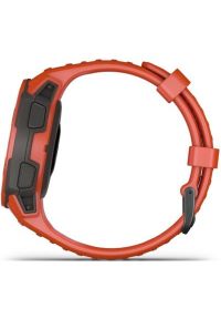 Zegarek sportowy GARMIN Instinct Czerwony. Kolor: czerwony. Materiał: włókno. Styl: sportowy #5