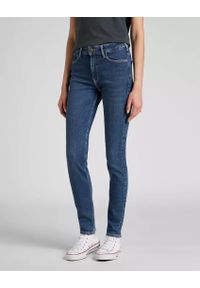 Lee - LEE FOREVERFIT DAMSKIE SPODNIE JEANSOWE JEANSY DARK SUBTLE WORN L32SOVPE 112318860