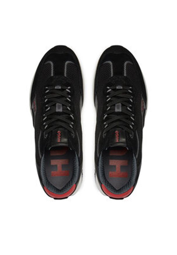 Hugo Sneakersy Kane Runn Sdme 50517260 Czarny. Kolor: czarny. Materiał: materiał
