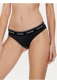 Calvin Klein Swimwear Dół od bikini KW0KW02428 Czarny. Kolor: czarny. Materiał: syntetyk #1