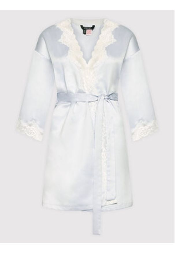 Lauren Ralph Lauren Szlafrok I8141226 Niebieski. Kolor: niebieski. Materiał: syntetyk