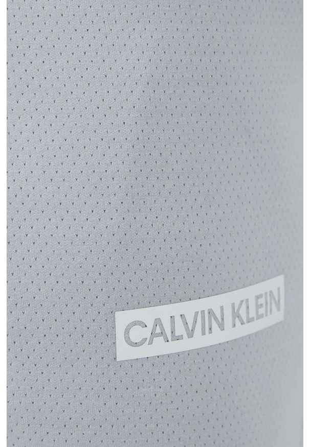 Calvin Klein Performance Spodnie męskie kolor szary gładkie. Kolor: szary. Materiał: dzianina. Wzór: gładki