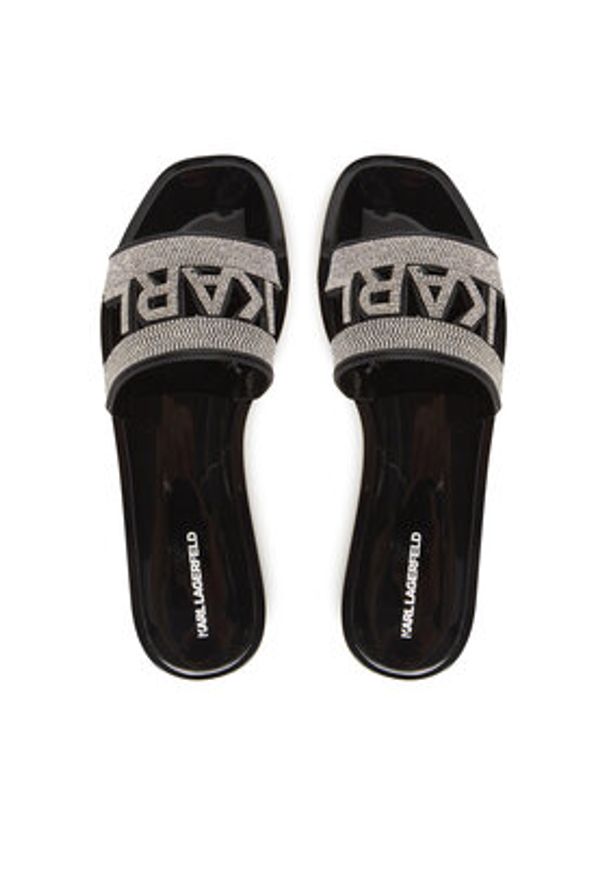 Karl Lagerfeld - KARL LAGERFELD Klapki Jelly III KL80005S Czarny. Kolor: czarny