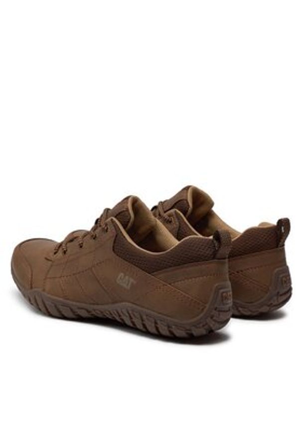CAT Footwear Półbuty Instruct P722311 Brązowy. Kolor: brązowy. Materiał: skóra, nubuk