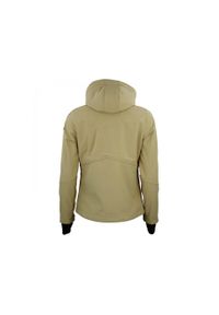 PEAK MOUNTAIN - Kurtka damska Peak Mountain Softshell Arganff. Typ kołnierza: kołnierzyk stójkowy. Kolor: beżowy, wielokolorowy, brązowy. Materiał: softshell. Sport: turystyka piesza #2