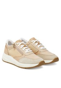 Geox Sneakersy D Cristael D45MXE 085QD C6738 Beżowy. Kolor: beżowy. Materiał: skóra #6