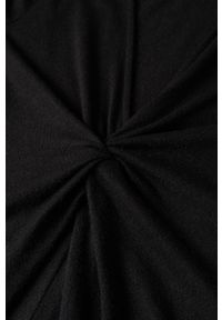 mango - Mango sukienka Palson kolor czarny mini oversize. Kolor: czarny. Materiał: dzianina. Długość rękawa: długi rękaw. Typ sukienki: oversize. Długość: mini