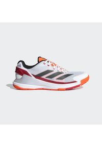 Adidas - Buty Crazyquick Padel. Zapięcie: zamek. Kolor: biały, czarny, wielokolorowy, pomarańczowy. Sport: tenis #1