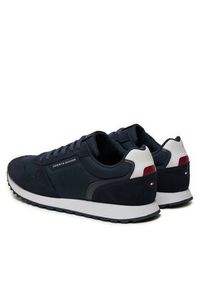 TOMMY HILFIGER - Tommy Hilfiger Sneakersy New Runner Eva Trainers FM0FM05454 Granatowy. Kolor: niebieski. Materiał: materiał