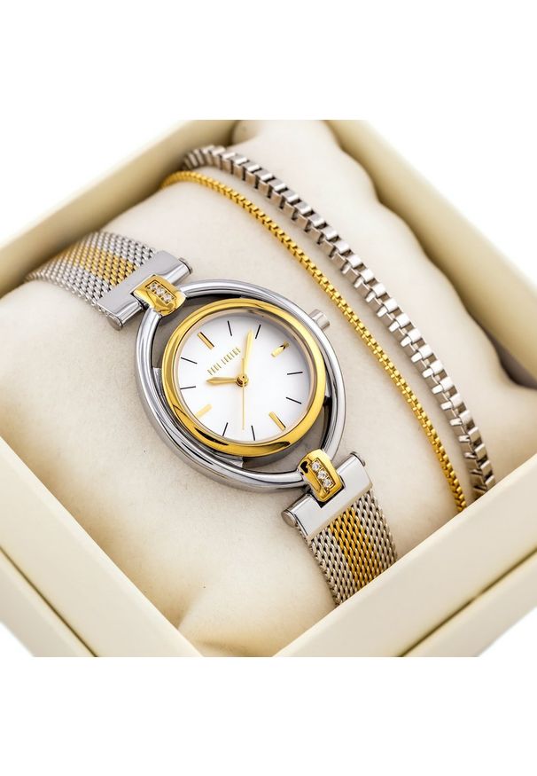 Paul Lorens - KOMPLET PREZENTOWY DAMSKI PAUL LORENS - Zegarek + bransoletka - (zg555e)