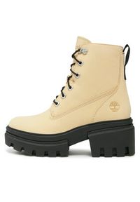 Timberland Botki Everleigh 6In Laceup TB0A61PZEF61 Żółty. Kolor: żółty. Materiał: skóra, nubuk