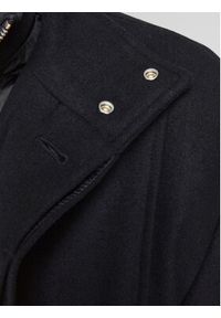 Jack & Jones - Jack&Jones Płaszcz wełniany Dunham 12189349 Czarny Regular Fit. Kolor: czarny. Materiał: wełna, syntetyk