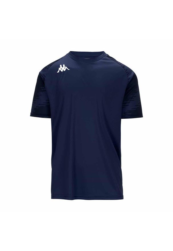 Koszulka Kappa Daverno. Kolor: niebieski. Sport: piłka nożna, fitness