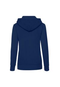 FRUIT OF THE LOOM - Bluza Damska Z Kapturem. Typ kołnierza: kaptur. Kolor: niebieski