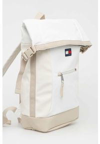 Tommy Jeans plecak męski kolor biały duży gładki. Kolor: biały. Wzór: gładki #4