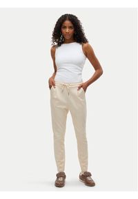 Vero Moda Spodnie materiałowe Eva 10197909 Beżowy Loose Fit. Kolor: beżowy. Materiał: syntetyk #4