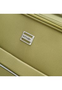 Wittchen - Mała walizka miękka z błyszczącym suwakiem z przodu zielona. Kolor: zielony. Materiał: poliester. Styl: elegancki #8