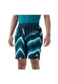 YONEX - Spodnie badminton męskie Yonex Australian Open 2024. Kolor: niebieski. Materiał: materiał, syntetyk. Długość: krótkie