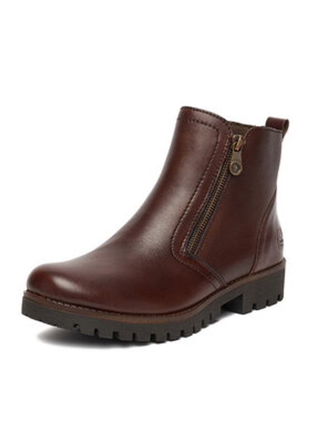Rieker Botki CEO-78556-27 Beżowy. Kolor: beżowy. Materiał: skóra