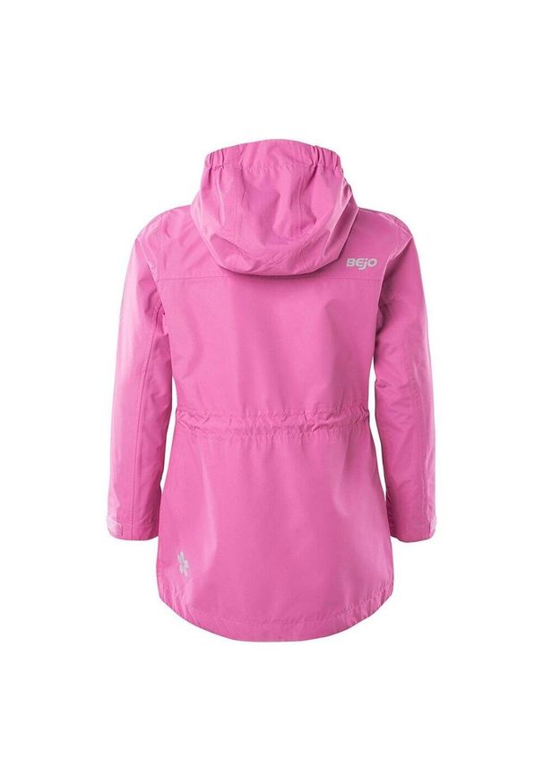 BEJO - Kurtka Softshellowa Dla Dziewczynki Rinoa II. Kolor: różowy, niebieski, wielokolorowy. Materiał: softshell. Sport: turystyka piesza