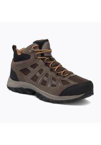 columbia - Buty Trekkingowe Męskie Columbia Redmond III Mid Waterproof. Kolor: brązowy