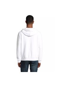 SOL'S - Bluza z kapturem i zamkiem błyskawicznym Sol's Spike. Typ kołnierza: kaptur. Kolor: biały #1