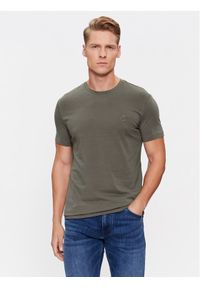 Trussardi Jeans - Trussardi T-Shirt 52T00767 Szary Regular Fit. Kolor: szary. Materiał: bawełna #1