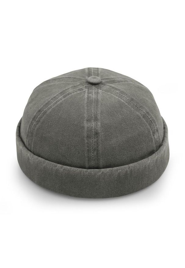 Szara czapka Pako Jeans klasyczna, na jesień