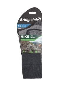 BRIDGEDALE - Skarpety trekkingowe Bridgedale Hike Mid Merino P Boot. Kolor: szary