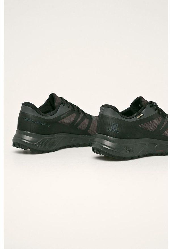 salomon - Salomon - Buty Trailster 2 GTX. Zapięcie: sznurówki. Kolor: czarny. Materiał: guma. Szerokość cholewki: normalna. Technologia: Gore-Tex