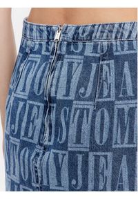 Tommy Jeans Spódnica jeansowa DW0DW15197 Niebieski Regular Fit. Kolor: niebieski. Materiał: bawełna
