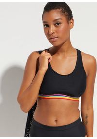 bonprix - Biustonosz bikini bustier, lekki stopień modelowania sylwetki. Kolor: czarny. Materiał: materiał #3