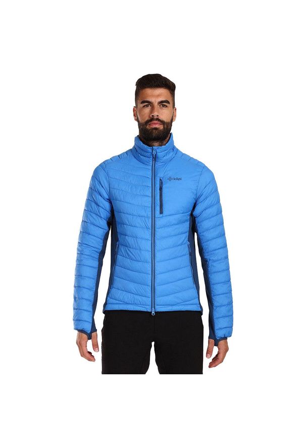 Kurtka puchowa Kilpi Actis. Kolor: niebieski. Materiał: nylon. Sport: turystyka piesza