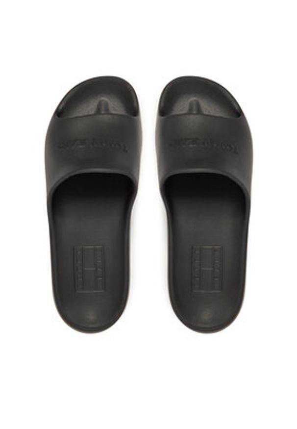 Tommy Jeans Klapki Tjw Chunky Pool Slide Ess EN0EN02879 Czarny. Kolor: czarny. Materiał: syntetyk
