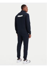 EA7 Emporio Armani Dres 7M002424 AF13512 MB149 Granatowy Slim Fit. Kolor: niebieski. Materiał: bawełna #3