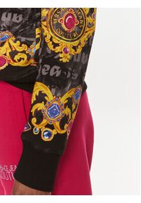 Versace Jeans Couture Bluza 76HAI3P9 Czarny Regular Fit. Typ kołnierza: kołnierzyk włoski. Kolor: czarny. Materiał: bawełna