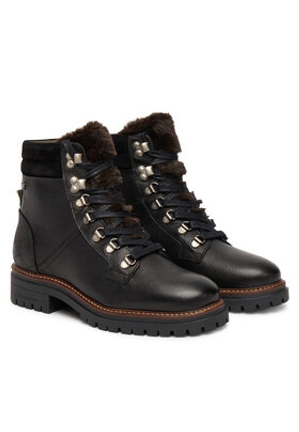 Barbour Trapery Bamburgh LFO0770BK51 Czarny. Kolor: czarny. Materiał: skóra