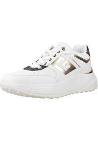 Guess - Kapcie GUESS FLTFON FAB12 Biały. Kolor: biały. Materiał: syntetyk, tkanina. Styl: sportowy