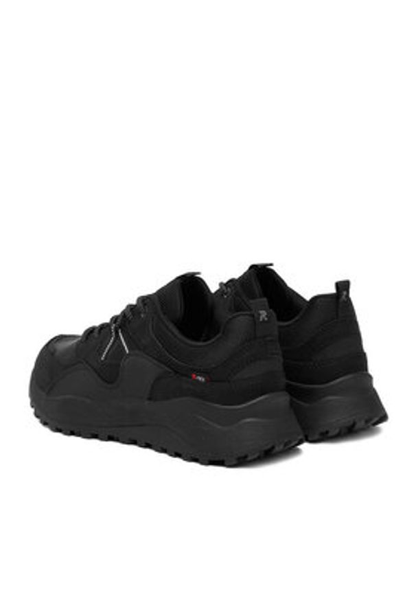 Rieker Sneakersy U1301-01 Czarny. Kolor: czarny. Materiał: materiał