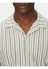 Jack & Jones - Jack&Jones Koszula Bluleo 12275085 Beżowy Relaxed Fit. Kolor: beżowy. Materiał: bawełna
