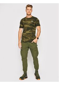 Alpha Industries T-Shirt Basic T Small Logo Camo 188505C Zielony Regular Fit. Kolor: zielony. Materiał: bawełna #3