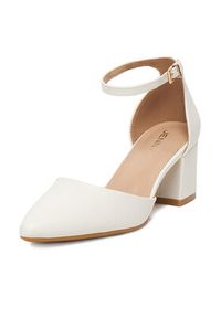 Jenny - JENNY Czółenka CEO-ANGEL WS210702-10 Biały. Kolor: biały. Materiał: materiał #3