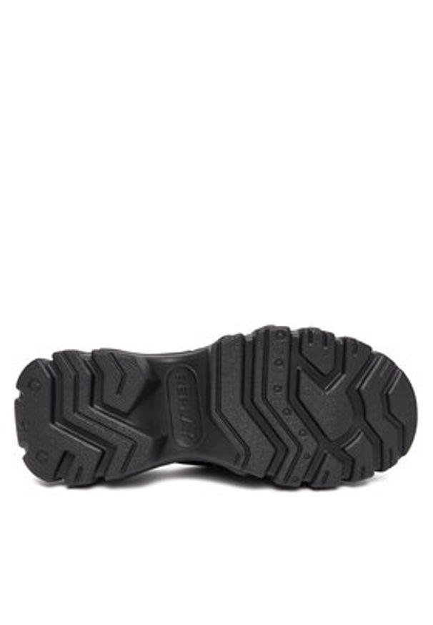 Replay - REPLAY Klapki GWSA6.000.C0005T Czarny. Kolor: czarny. Materiał: skóra